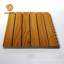 Important Factor Slots Wooden Timber Decorative Wall Acoustic Panel